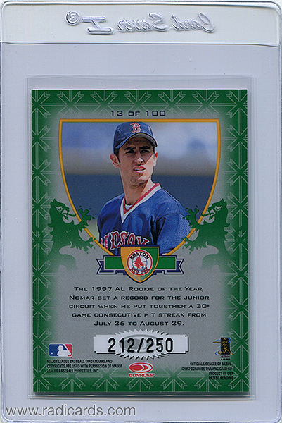 Nomar Garciaparra 1998 Donruss Crusade #13 Green /250