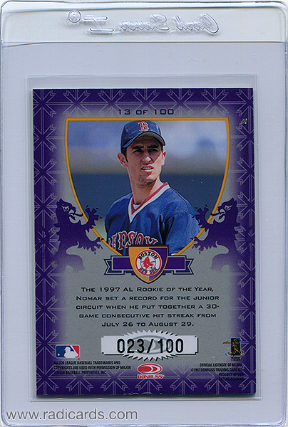 Nomar Garciaparra 1998 Donruss Crusade #13 Purple /100