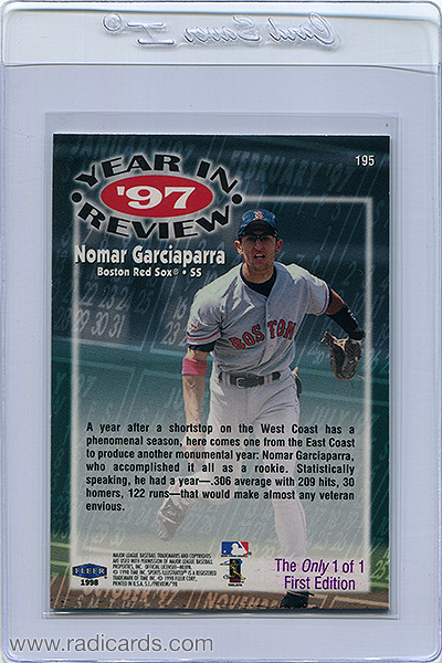 Nomar Garciaparra 1998 Sports Illustrated #195 First Edition /1