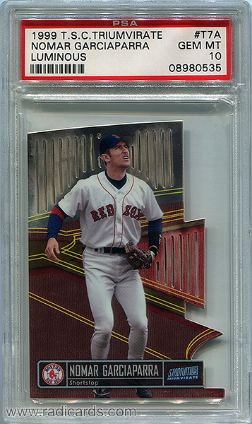 Nomar Garciaparra 1999 Stadium Club Triumvirate #T7A Luminous PSA 10