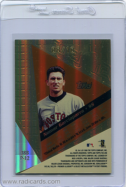 Nomar Garciaparra 1999 Topps Tek #38B-P12 Gold /10