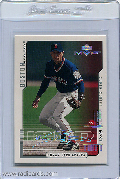 Nomar Garciaparra 2000 Upper Deck MVP #184 Super Script /25