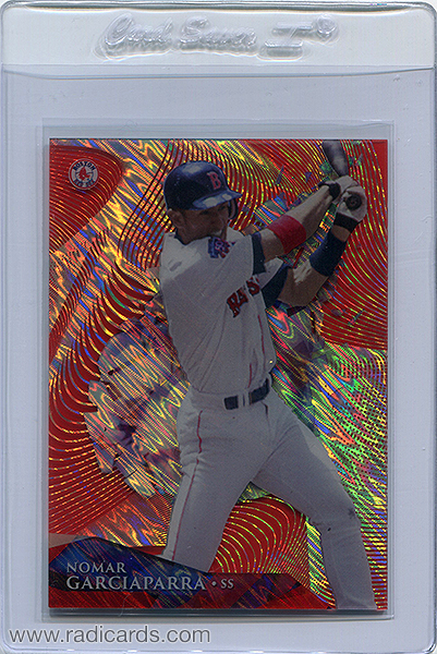 Nomar Garciaparra 2014 Topps High Tek #HT-NG Wave Red Storm Diffractor /10