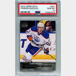 Connor McDavid 2015-16 Upper Deck 201 PSA 10