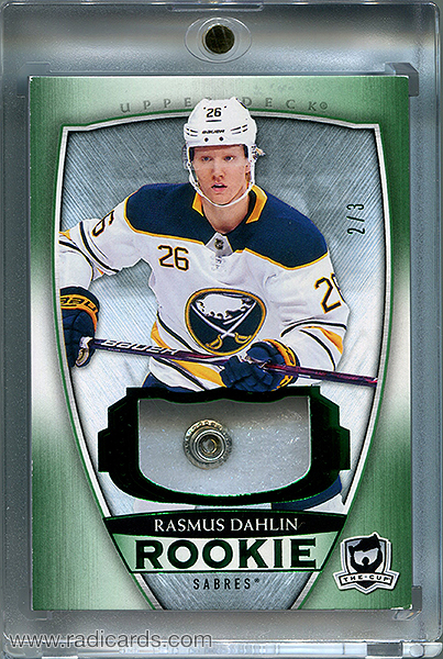 Rasmus Dahlin 2018-19 The Cup #67 Green Button /3