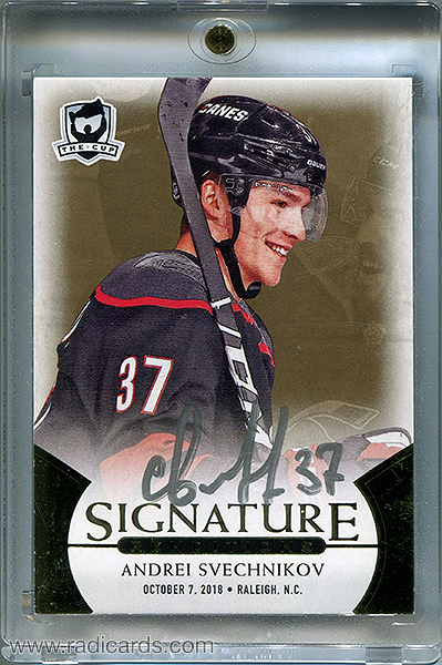 Andrei Svechnikov 2018-19 The Cup Signature Renditions #SR-AS