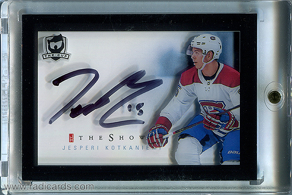 Jesperi Kotkaniemi 2018-19 The Cup The Show Autographs #TS-JK