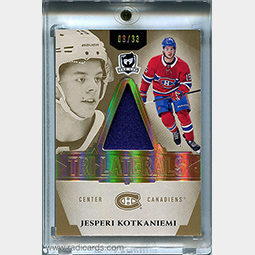 Jesperi Kotkaniemi 2018-19 The Cup Trilaterals Materials #TL-JK /33