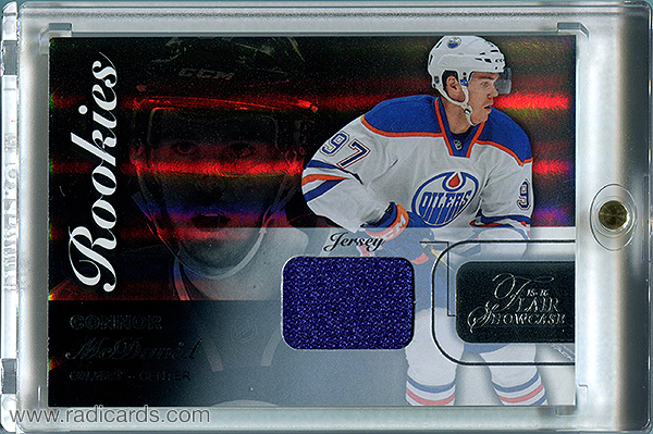 Connor McDavid 2015-16 Fleer Showcase Flair #36 Materials
