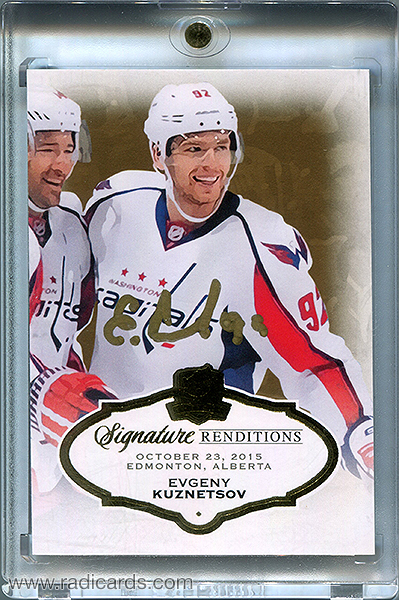 Evgeny Kuznetsov 2015-16 The Cup Signature Renditions #SR-EK