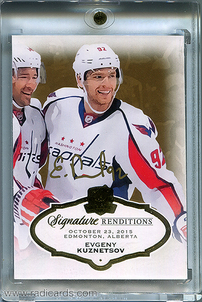 Evgeny Kuznetsov 2015-16 The Cup Signature Renditions #SR-EK