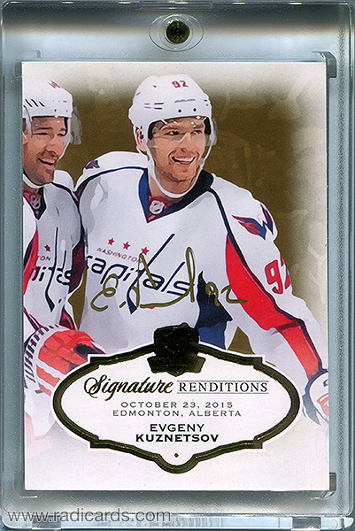 Evgeny Kuznetsov 2015-16 The Cup Signature Renditions #SR-EK