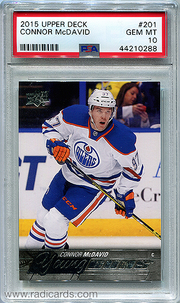 Connor McDavid 2015-16 Upper Deck #201 PSA 10
