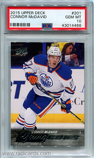 Connor McDavid 2015-16 Upper Deck #201 PSA 10