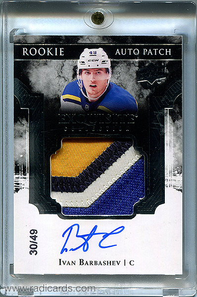 Ivan Barbashev 2017-18 Exquisite Collection Rookie Patch Autographs #EC-IB /49