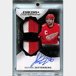 Henrik Zetterberg 2017-18 The Cup Emblems of Endorsement #EE-HZ /15