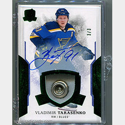 Vladimir Tarasenko 2017-18 The Cup #72 Green Button /3