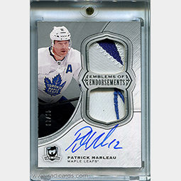 Patrick Marleau 2018-19 The Cup Emblems of Endorsement #EE-PM /15