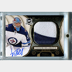 Connor Hellebuyck 2018-19 The Cup Limited Logos Autographs #LL-CH /50