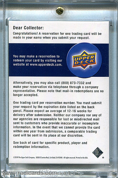 Mathieu Joseph 2018-19 The Cup #115 Redemption Card