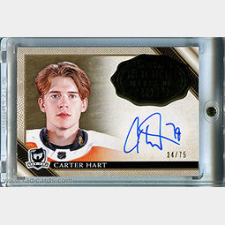 Carter Hart 2018-19 The Cup Rookie Class of 2019 #2019-CH Gold /75