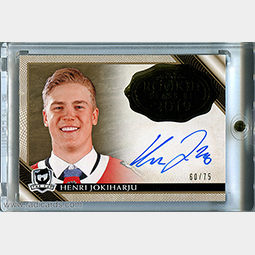 Henri Jokiharju 2018-19 The Cup Rookie Class of 2019 #2019-HJ Gold /75