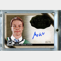 Miro Heiskanen 2018-19 The Cup Rookie Class of 2019 #2019-MH Gold /75