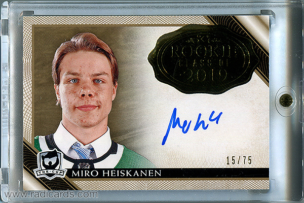 Miro Heiskanen 2018-19 The Cup Rookie Class of 2019 #2019-MH Gold /75