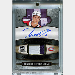 Jesperi Kotkaniemi 2018-19 The Cup Signature Materials #SP-KO /99