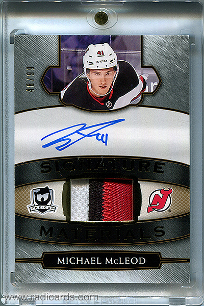 Michael McLeod 2018-19 The Cup Signature Materials #SP-MM /99