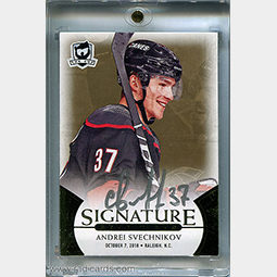 Andrei Svechnikov 2018-19 The Cup Signature Renditions #SR-AS