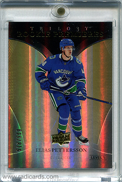 Elias Pettersson 2018-19 Upper Deck Trilogy #80 /999