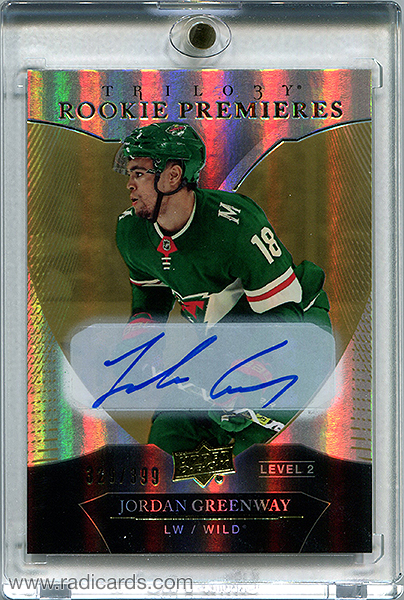 Jordan Greenway 2018-19 Upper Deck Trilogy #87 /399