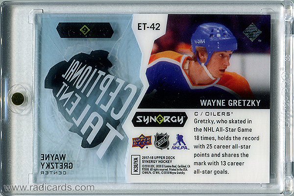 Wayne Gretzky 2017-18 Synergy Exceptional Talent #ET-42