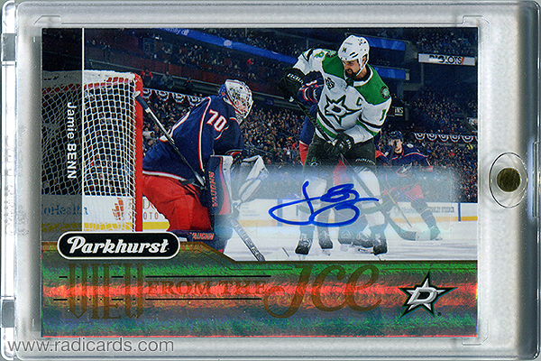 Jamie Benn 2018-19 Parkhurst View from the Ice #VI-2 Autographs