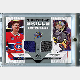 Carey Price/Marc-Andre Fleury 2018-19 SP Game Used ’18 All Star Skills Fabrics Dual #AS2-PA