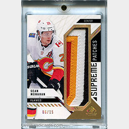 Sean Monahan 2018-19 SP Game Used Supreme Patches #PA-SM /15