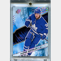 Auston Matthews 2018-19 SPx #19 Spectrum /34