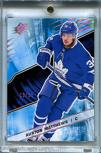 Auston Matthews 2018-19 SPx #19 Spectrum /34