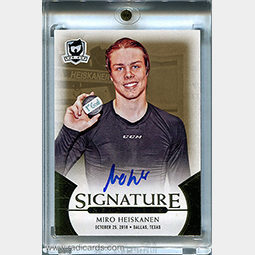 Miro Heiskanen 2018-19 The Cup Signature Renditions #SR-MH