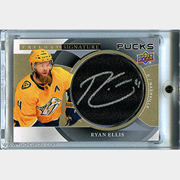 Ryan Ellis 2018-19 Upper Deck Trilogy Signature Pucks #SP-RE