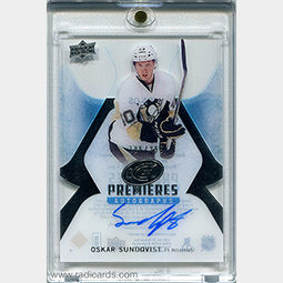 Oskar Sundqvist 2016-17 Upper Deck Ice Ice Premieres Autographs #IPA-OS /299