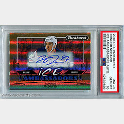 Connor McDavid 2018-19 Parkhurst Ice Ambassadors #IA-5 Autographs PSA 10