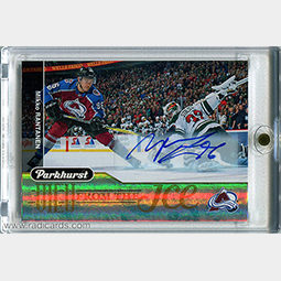 Mikko Rantanen 2018-19 Parkhurst View from the Ice #VI-15 Autographs