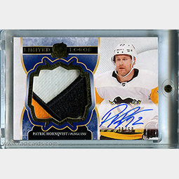Patric Hornqvist 2017-18 The Cup Limited Logos Autographs #LL-PH /50