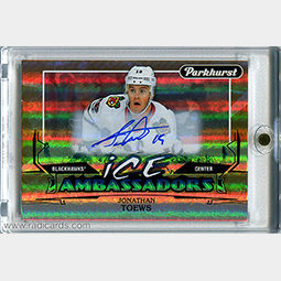 Jonathan Toews 2018-19 Parkhurst Ice Ambassadors #IA-6 Autographs