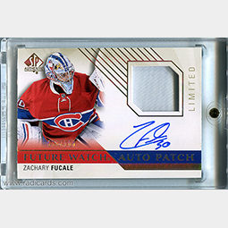 Zachary Fucale 2015-16 SP Authentic #227 Limited Patch Autographs /100