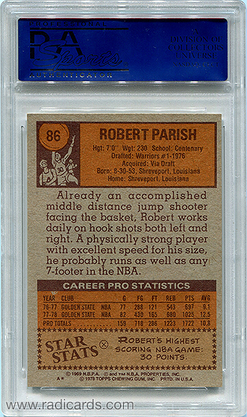 Robert Parish 1978-79 Topps #86 PSA 9