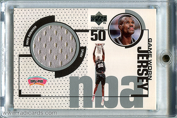 David Robinson 1998-99 Upper Deck Game Jerseys #GJ8 – Radicards ...