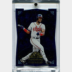 Fred McGriff 1998 Leaf #137 Fractal Diamond Axis /50